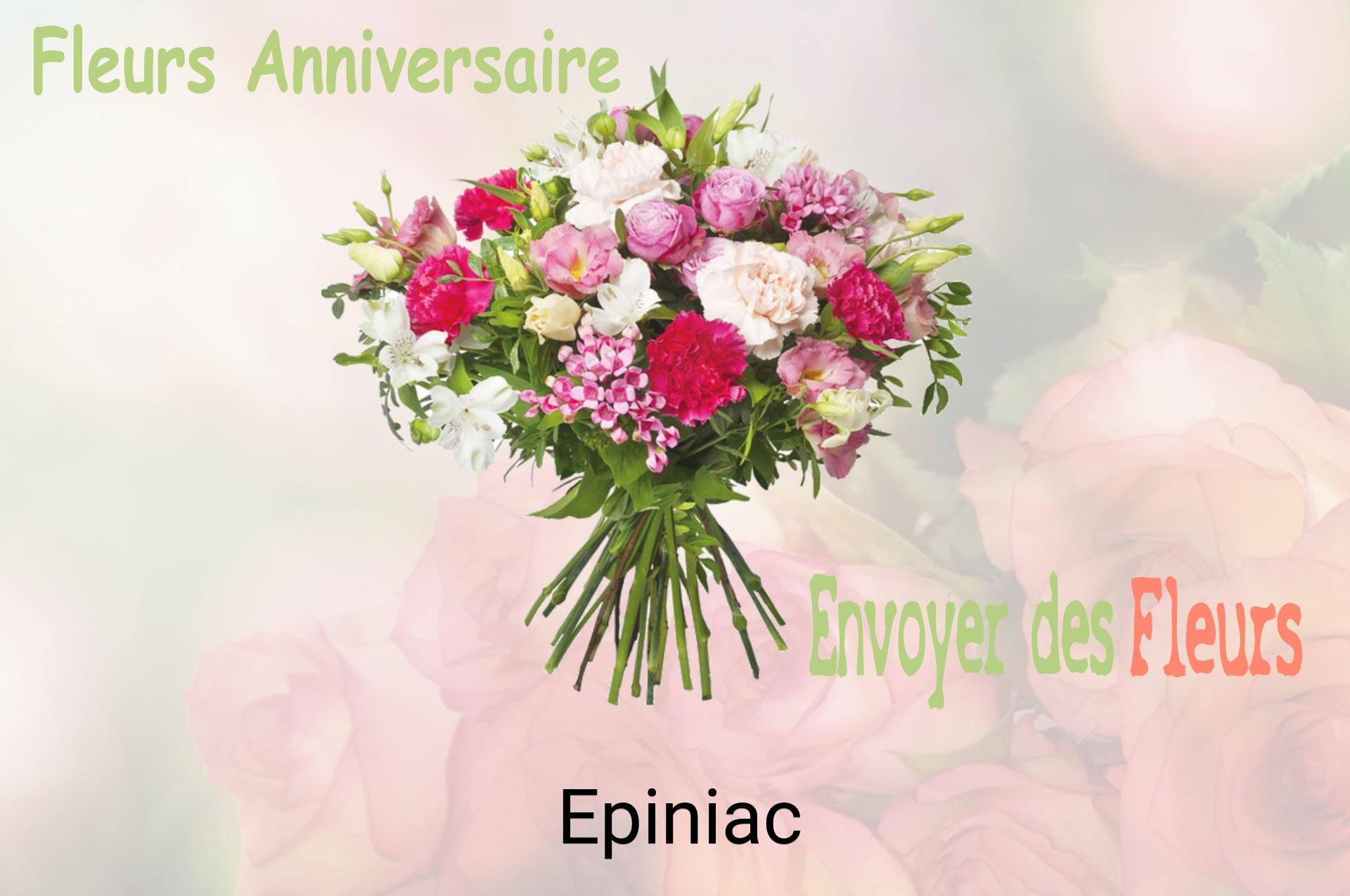 Bouquet de fleurs d’anniversaire livré à Epiniac