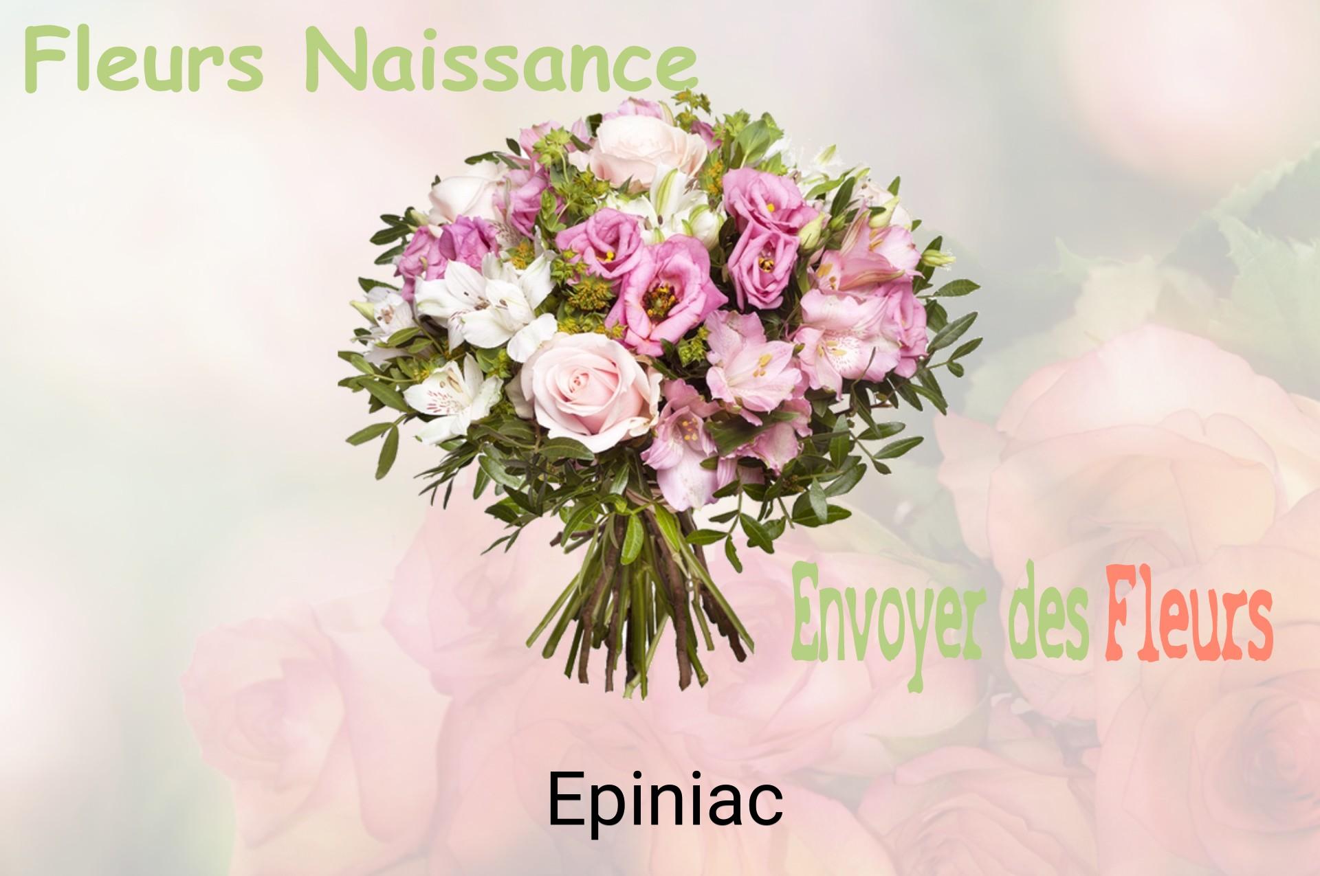 Bouquet de fleurs de naissance livré à Epiniac